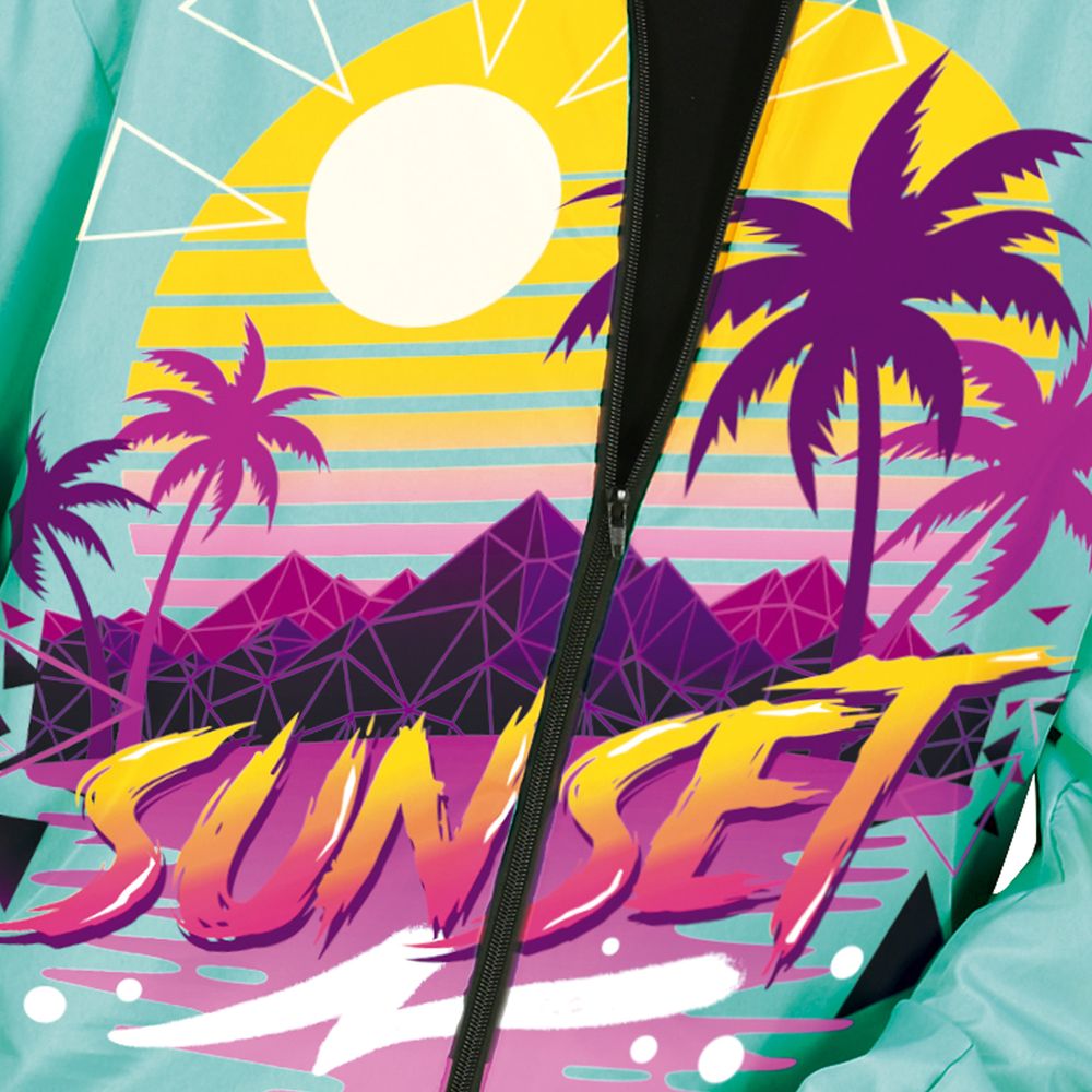 90'er Sunset Træningsdragt Kostume