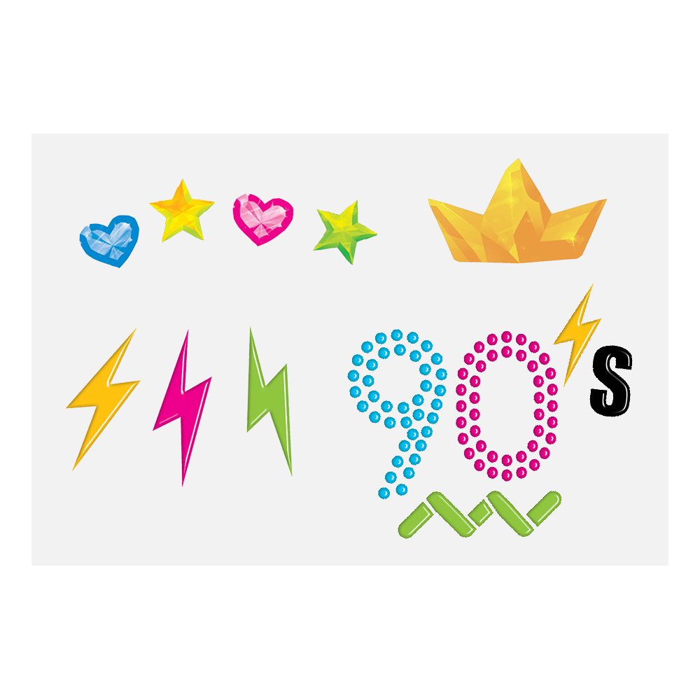 Självhäftande Smink 90-tal