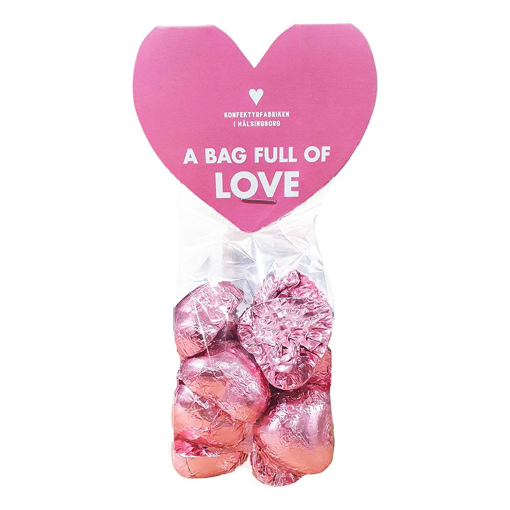 A Bag Full Of Love Sjokoladehjerter