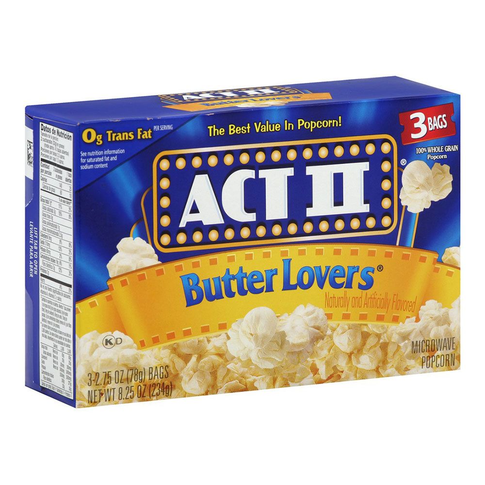 ACT II Butter Lovers Popcorn