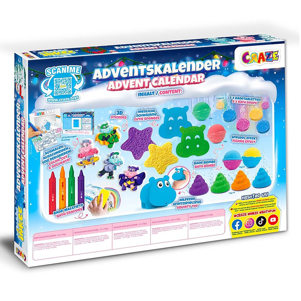 Adventskalender Badebomber