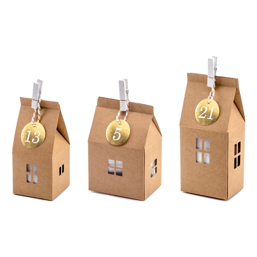 Adventskalender Hus med Sifre