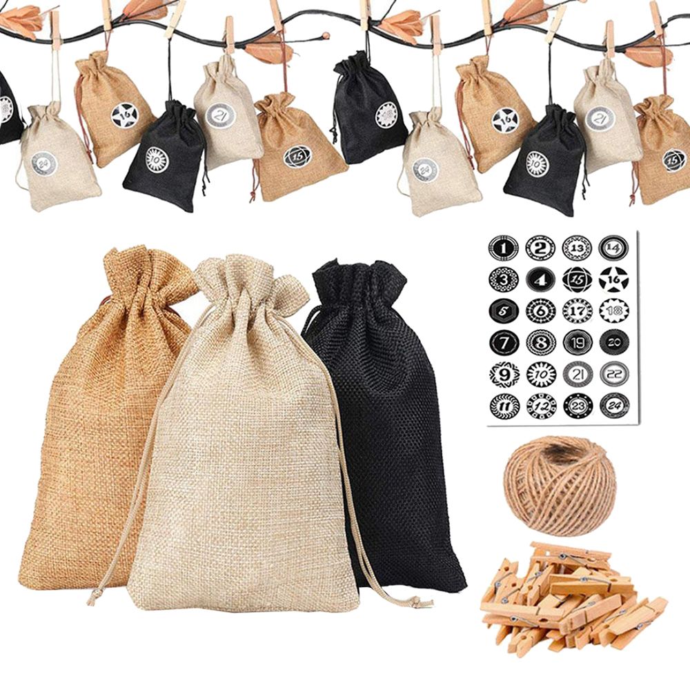 Adventskalender Jutesäckar
