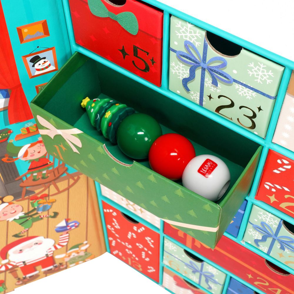 Legami Santa Legami Joulukalenteri Santa's Workshop | Partyking