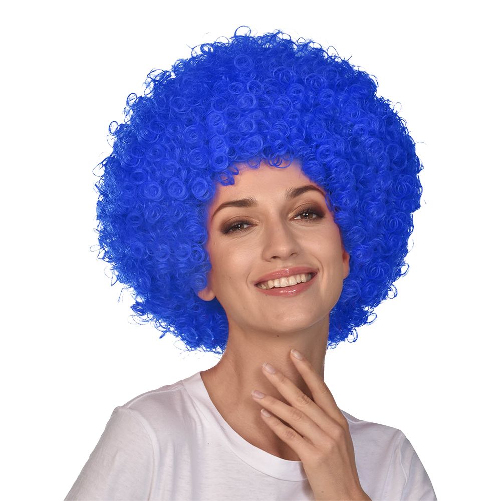 Afroparyk Blå