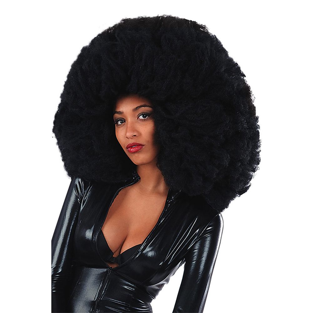 Afroparyk Gigantisk Sort