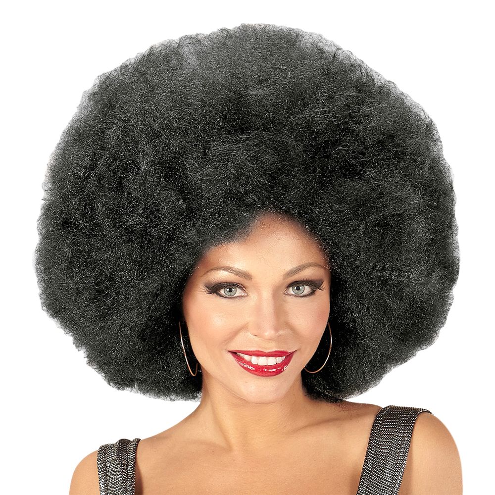 Afroparykk Svart