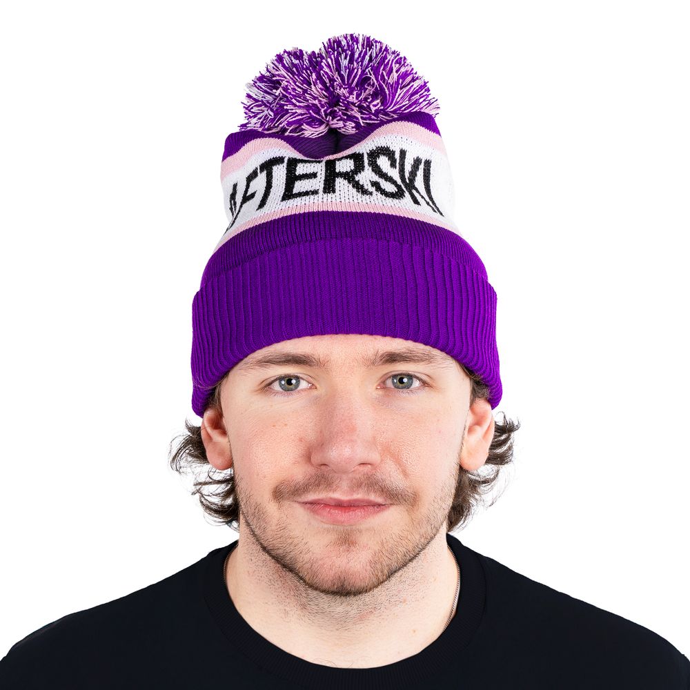 Afterski Mössa Lila