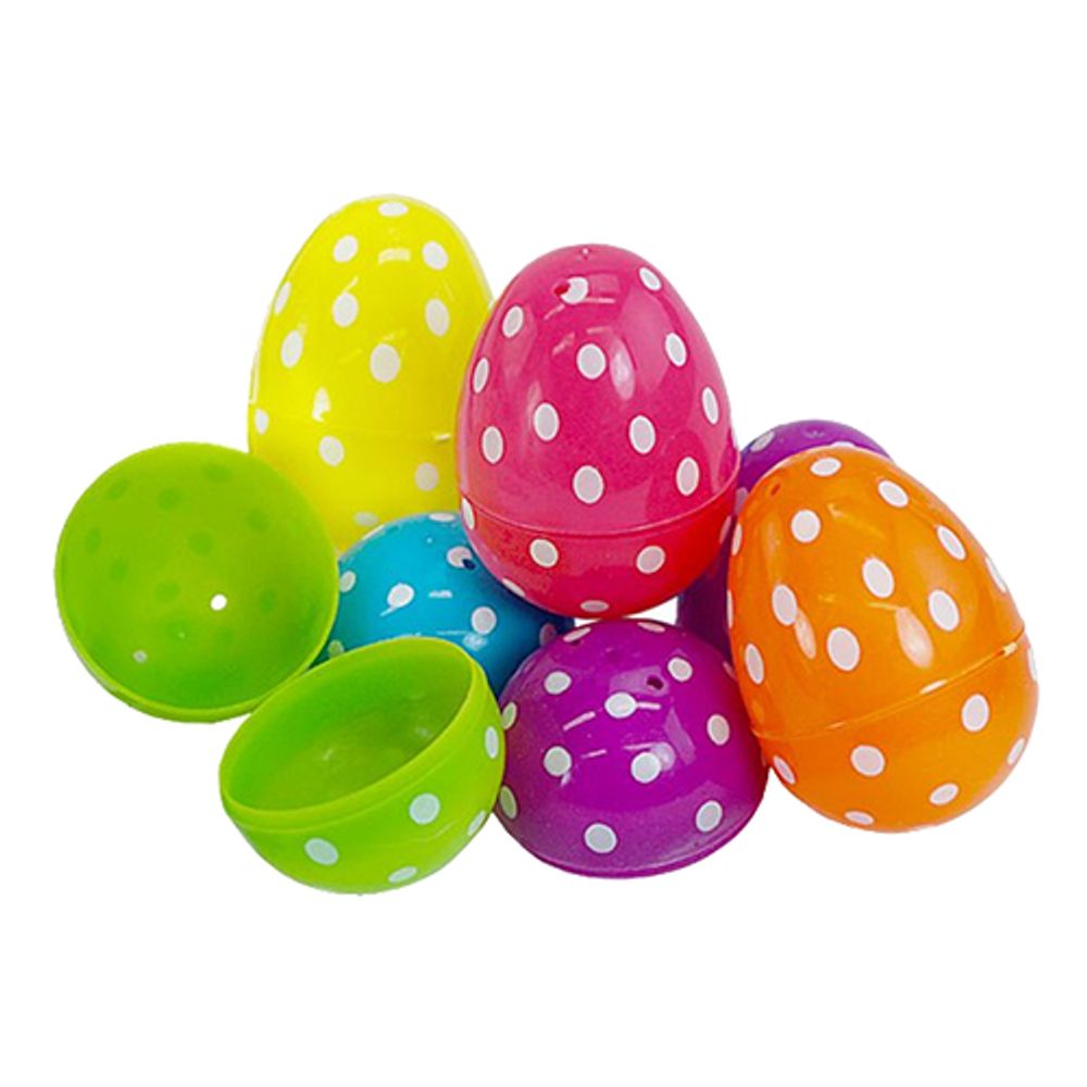 Eggejakt Påskeegg i Plast Prikkete