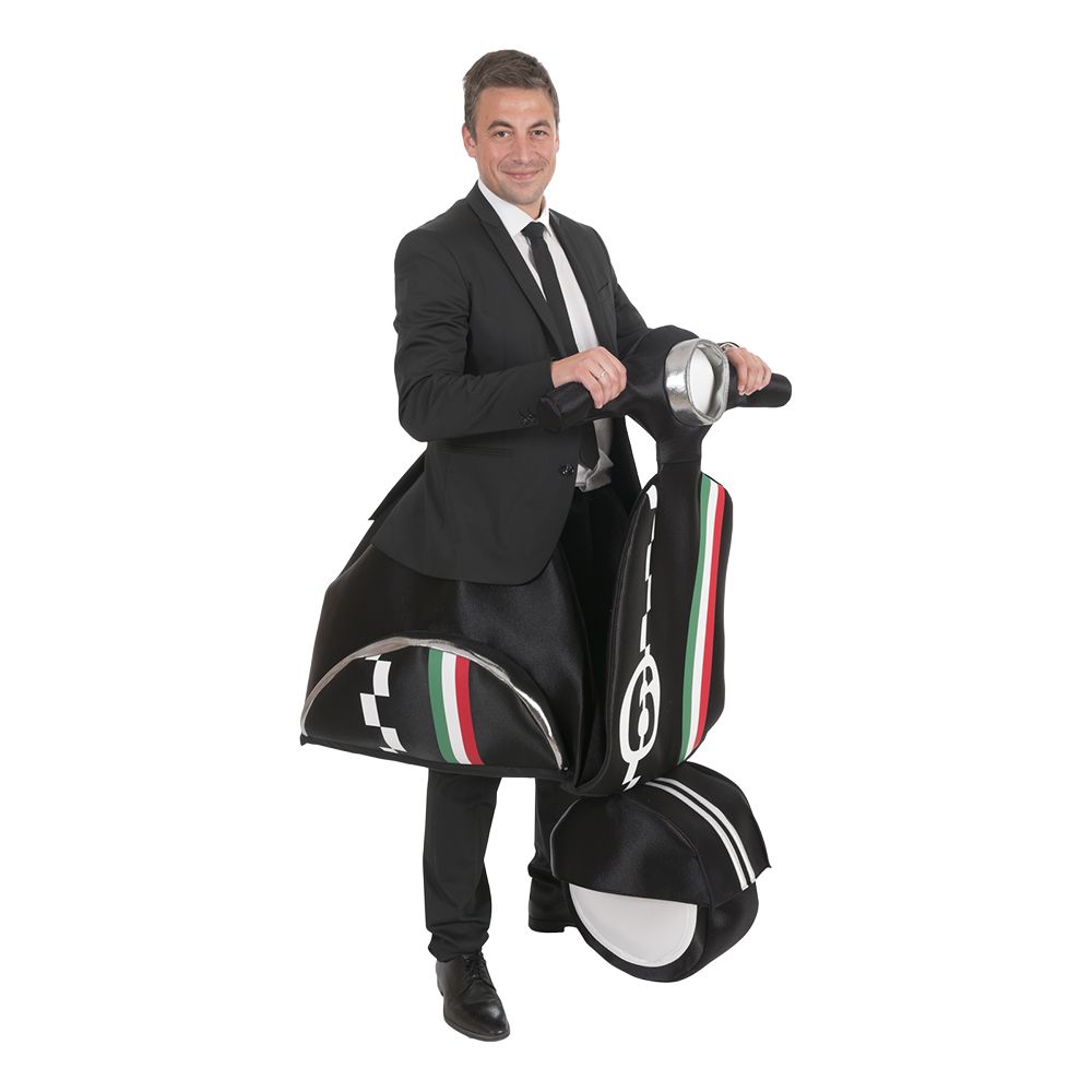 Kjørende Moped Kostyme