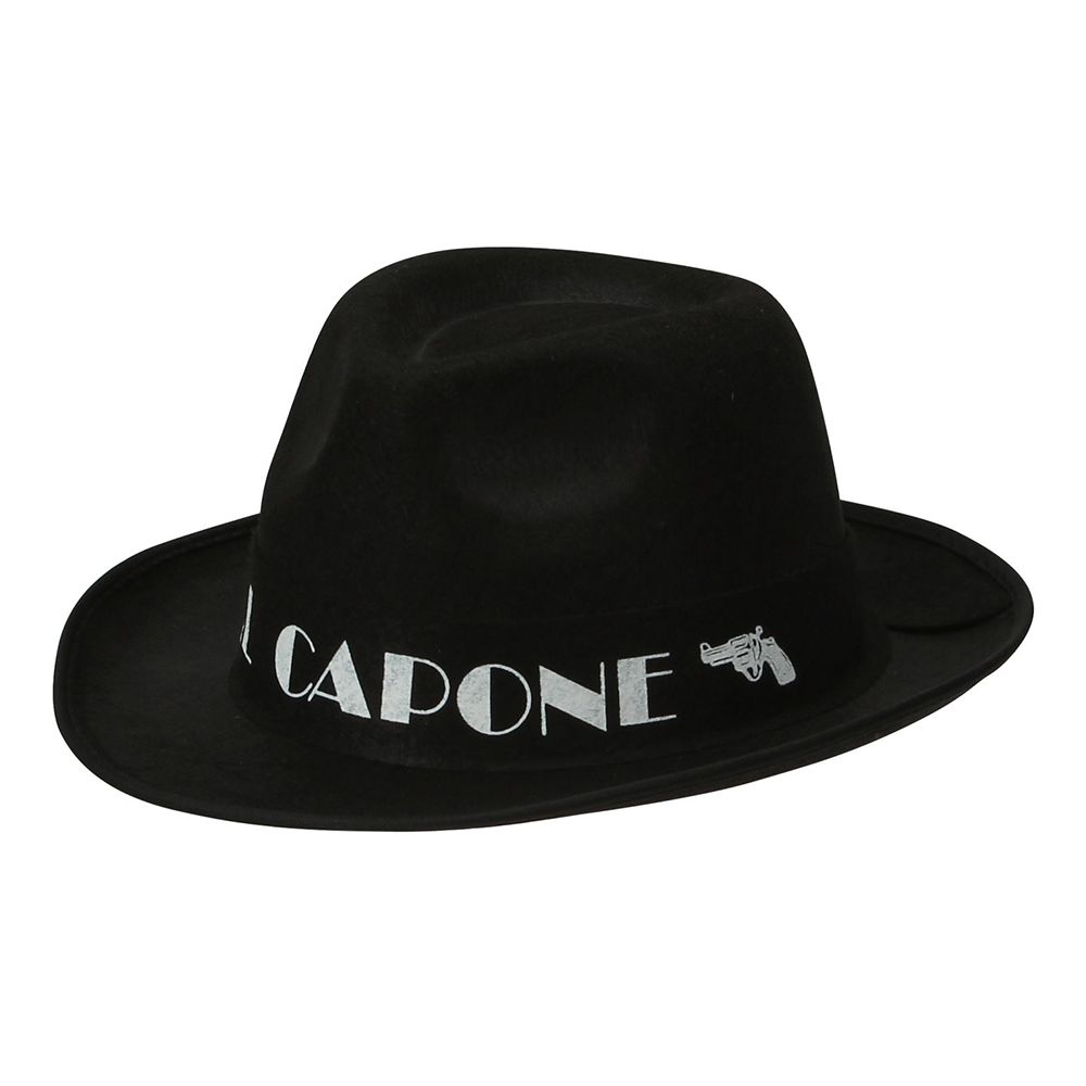 Al Capone Sort Gangsterhat