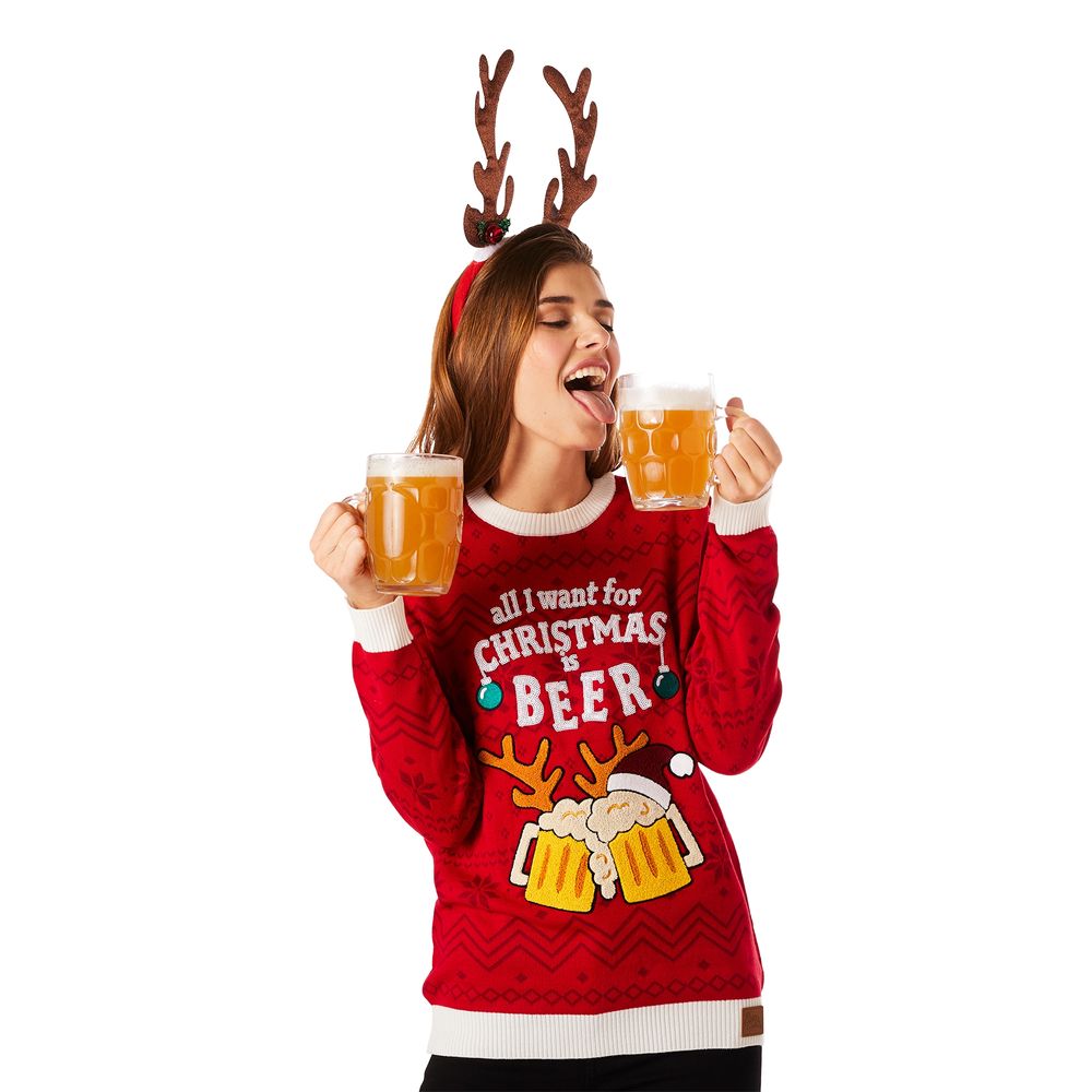 All I Want Is Beer Jultröja