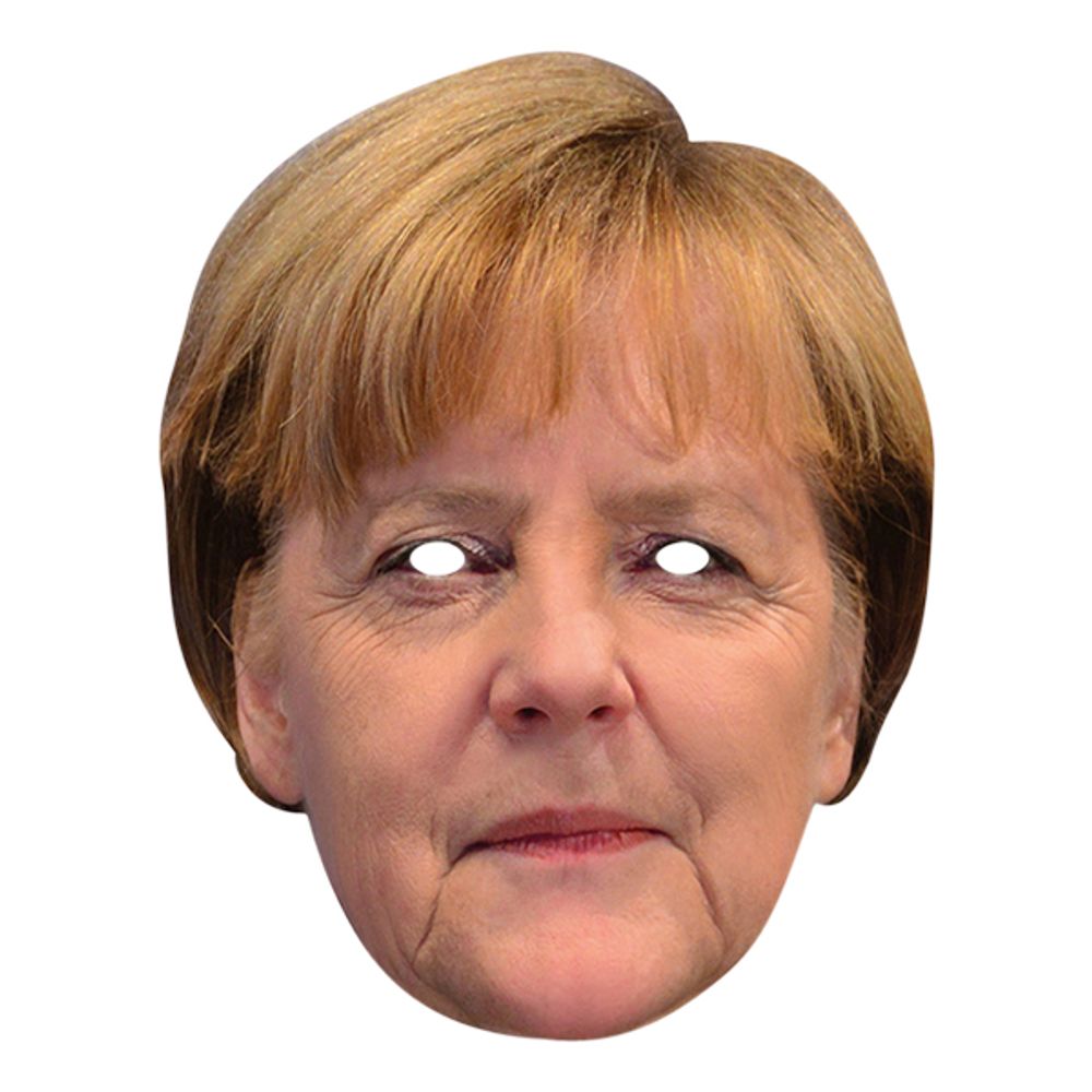 Angela Merkel Pappmaske