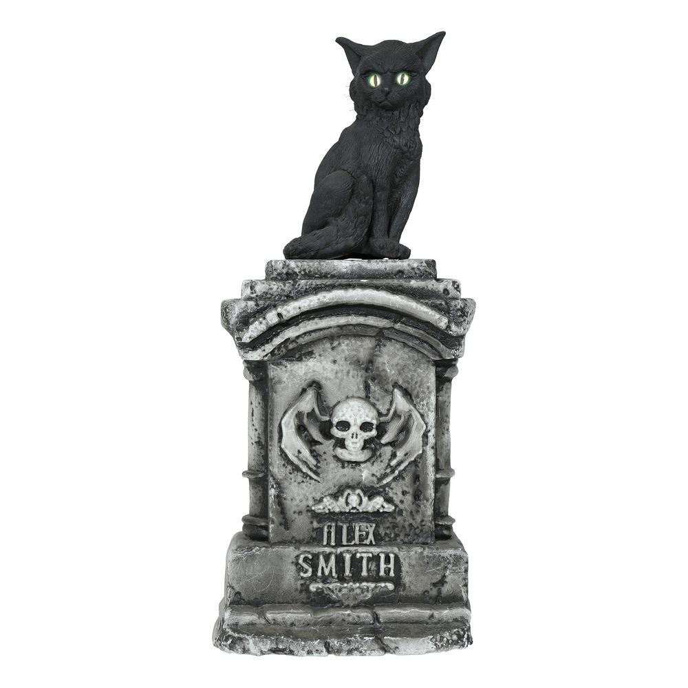 Animeret Gravsten med Kat Prop