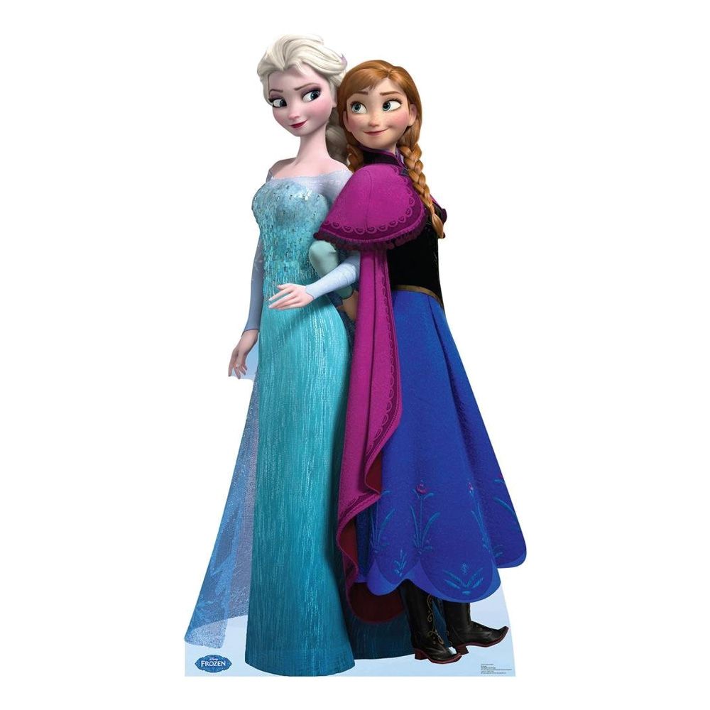 Anna & Elsa Pahvirekvisiitta