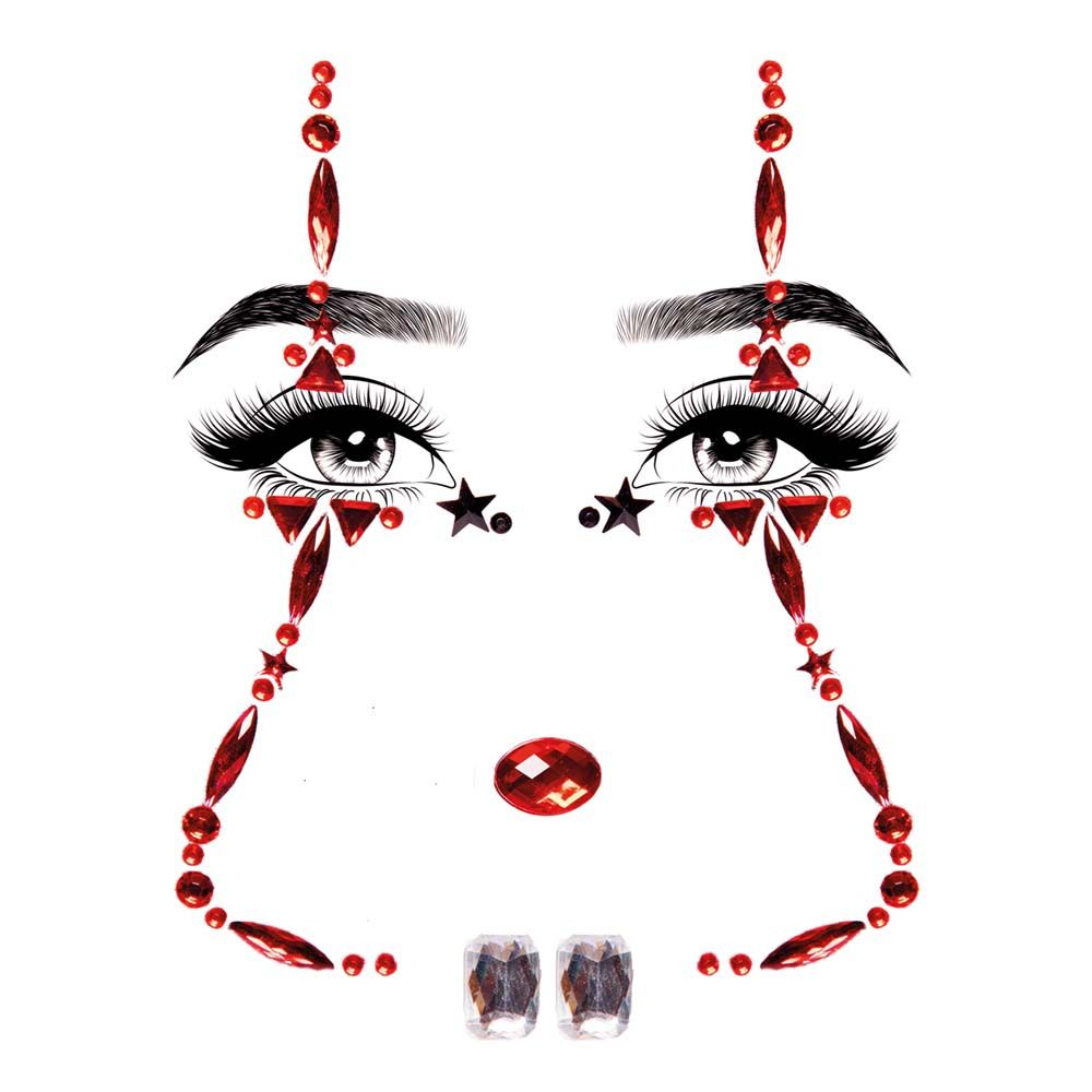Ansiktssmycken Clown Face