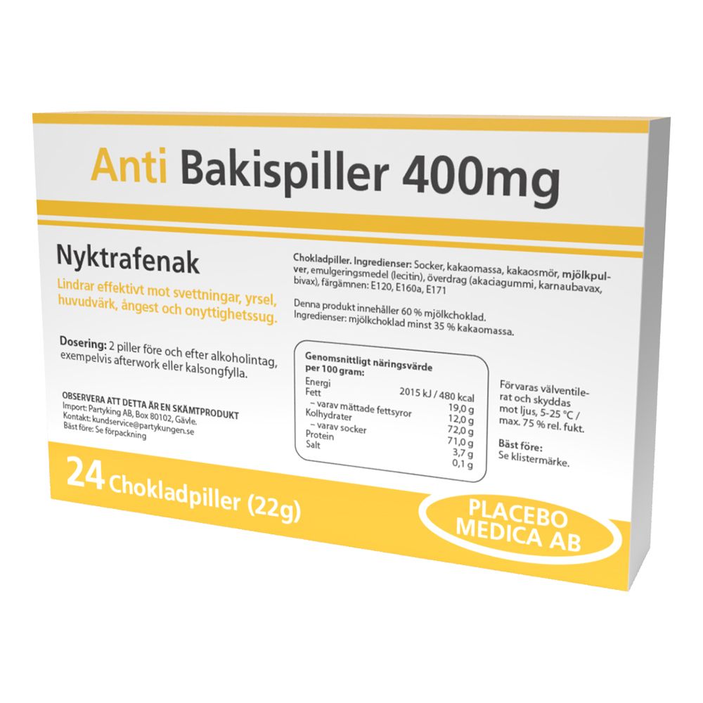 Anti Bakispiller Choklad