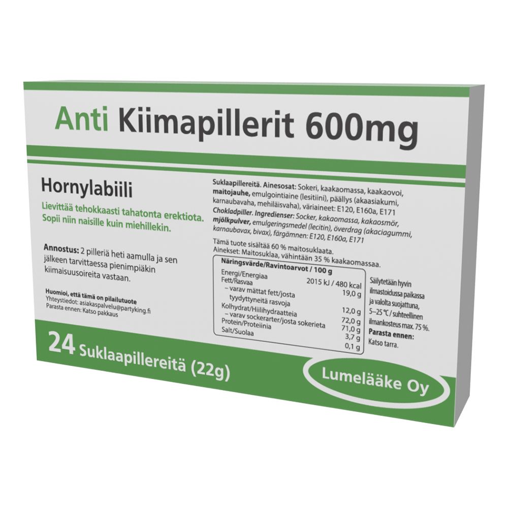 Anti Kiimapillerit Suklaa