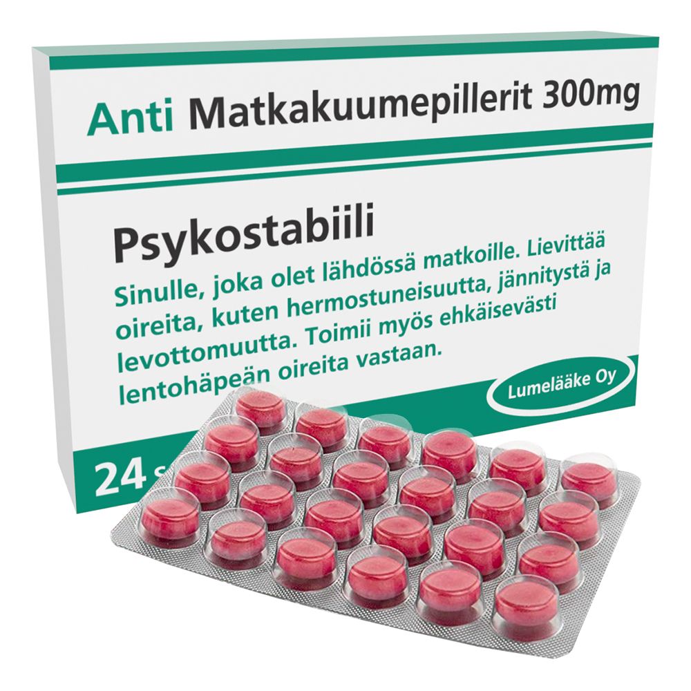 Anti Matkakuumepillerit Suklaa