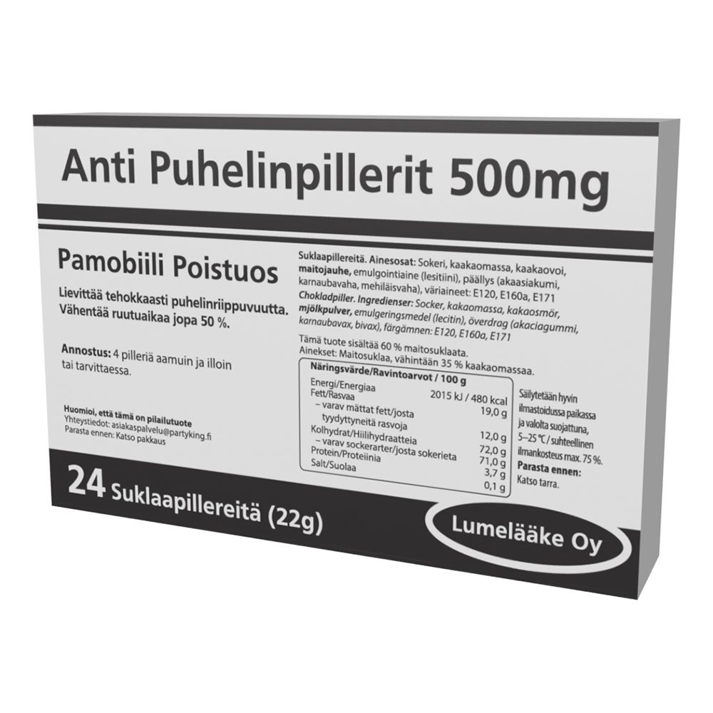 Anti Puhelinpillerit Suklaa