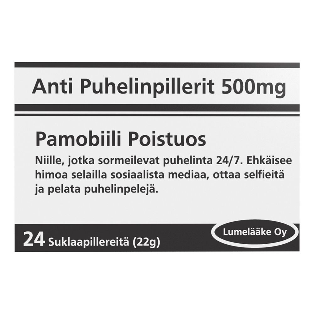 Anti Puhelinpillerit Suklaa