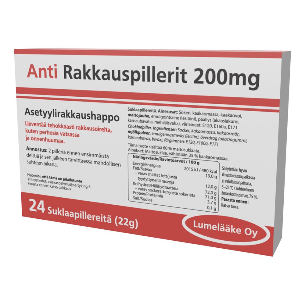 Anti Rakkauspillerit Suklaa