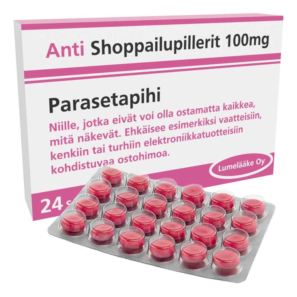 Anti Shoppailupillerit Suklaa