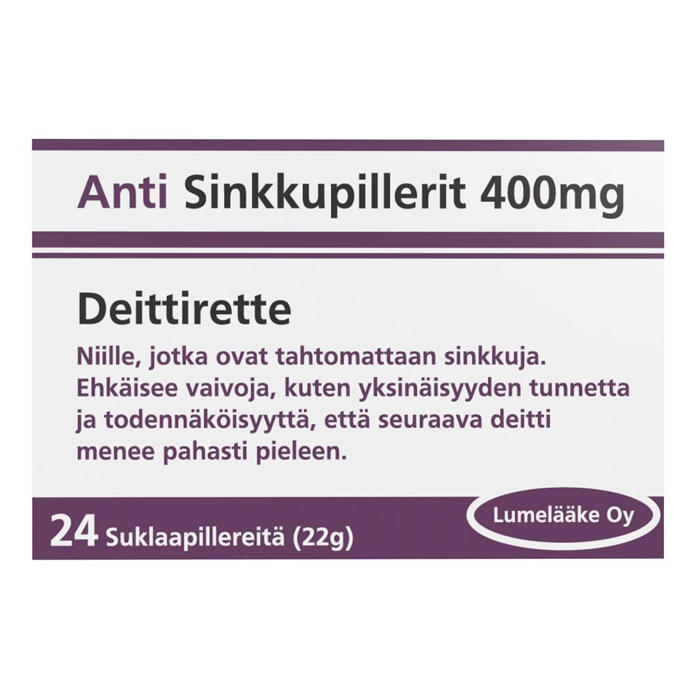 Anti Sinkkupillerit Suklaa
