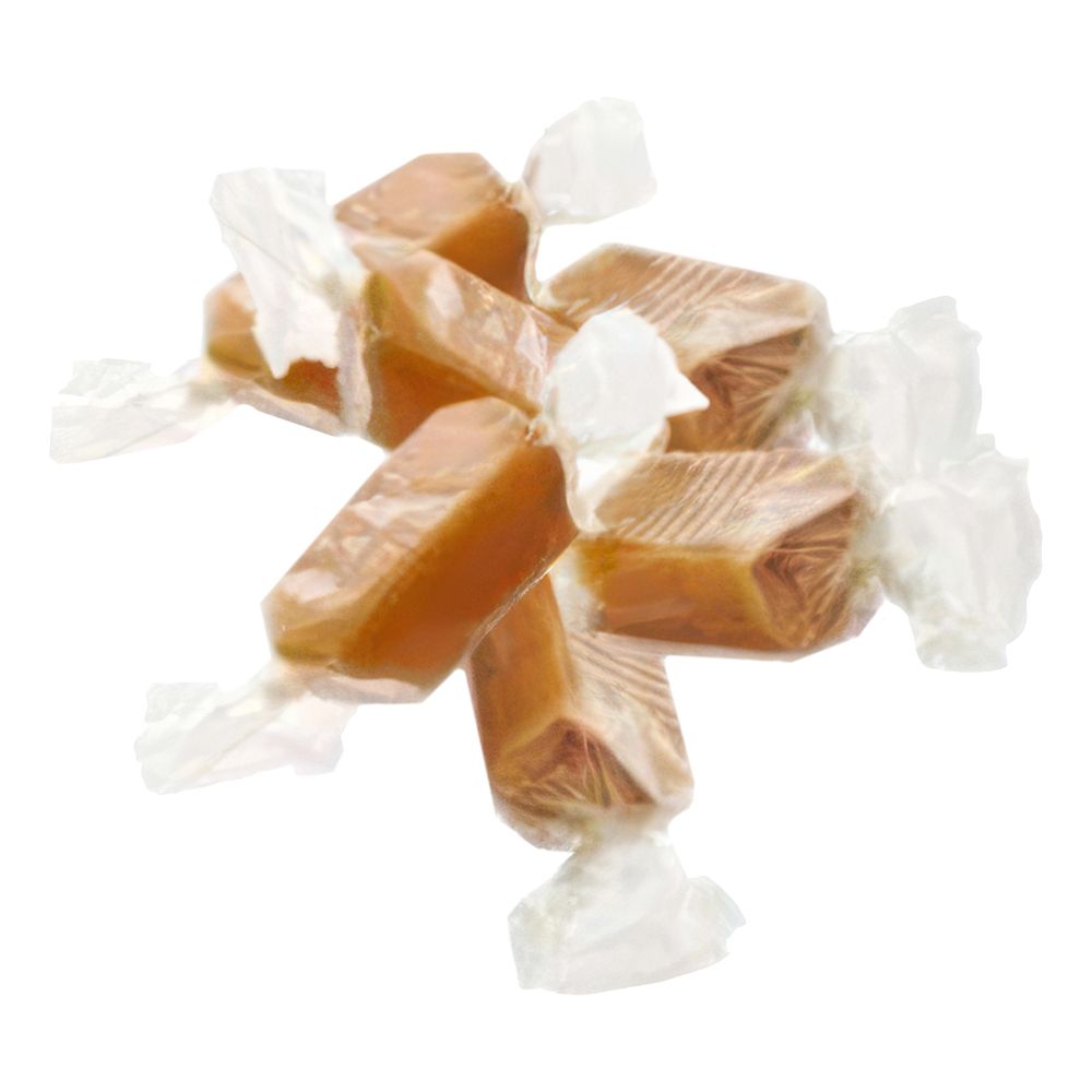 Appelsinkrokankaramell i Storpakning
