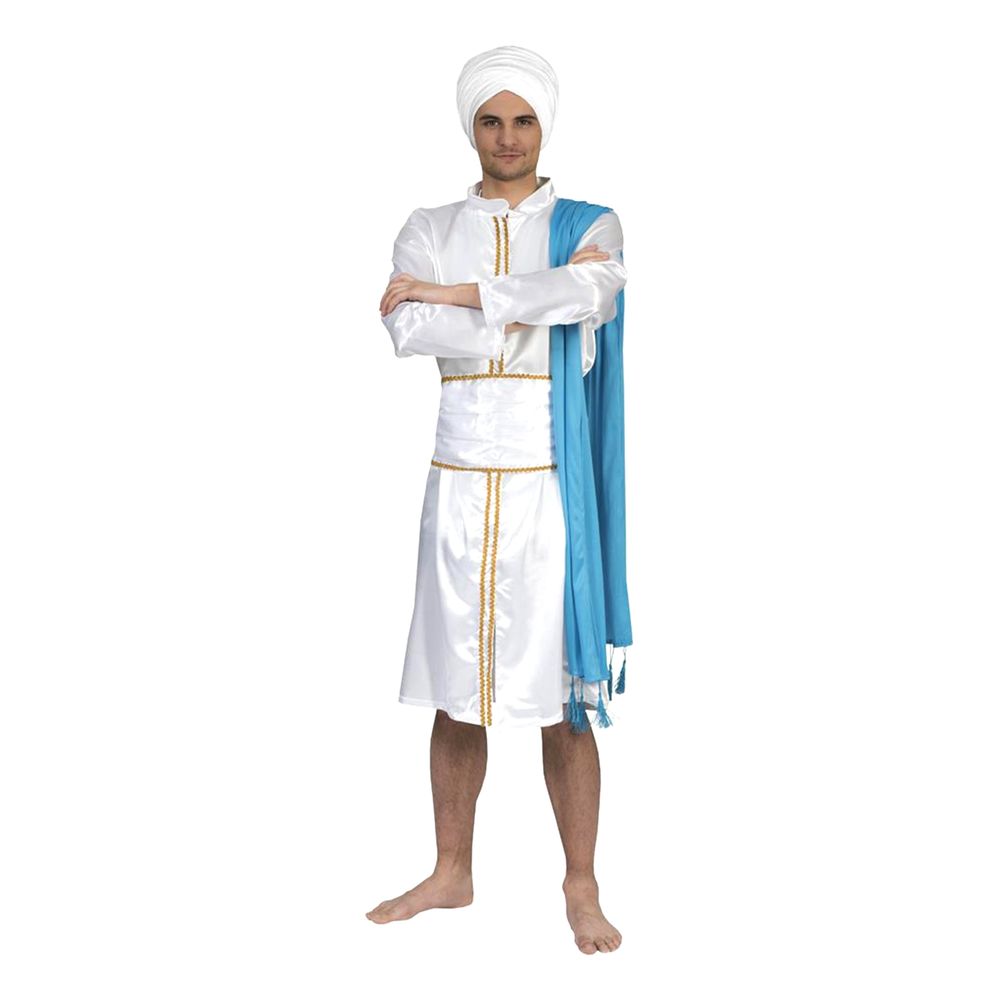 Arabisk Prins Hvid Kostume