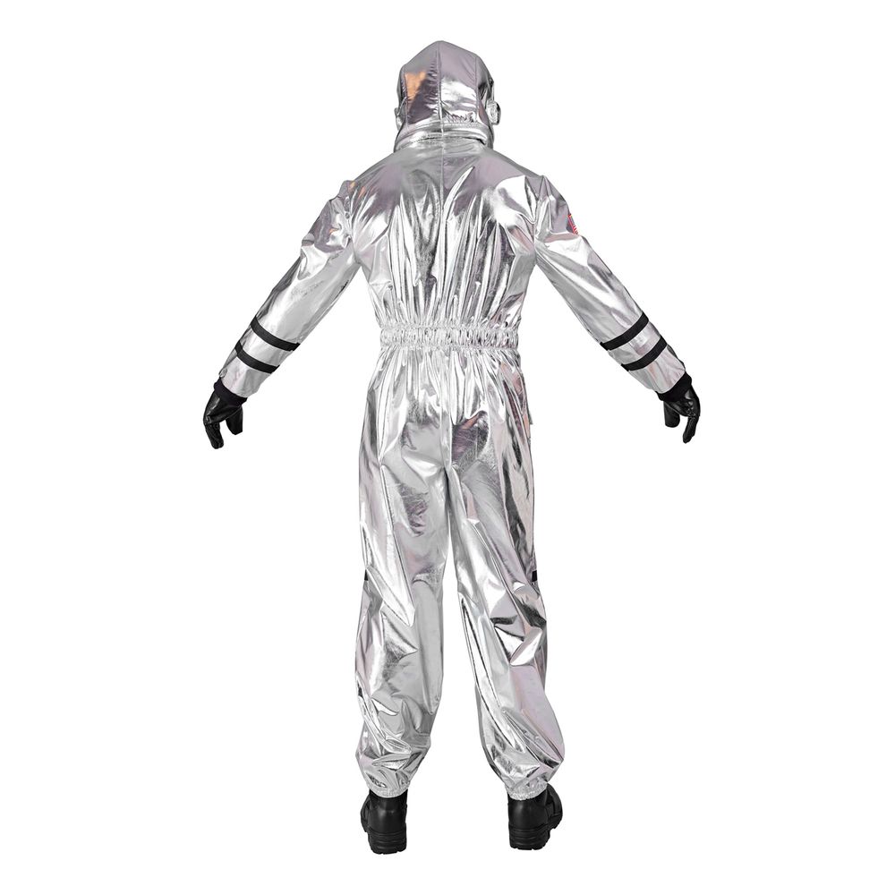 Astronaut Silver Metallic Herre Kostyme