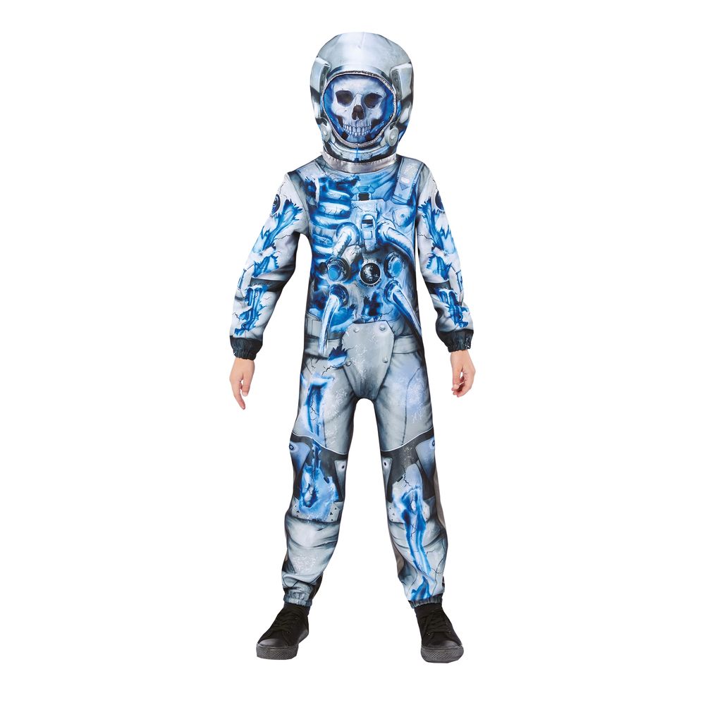 Astronaut Skelet Børnekostume