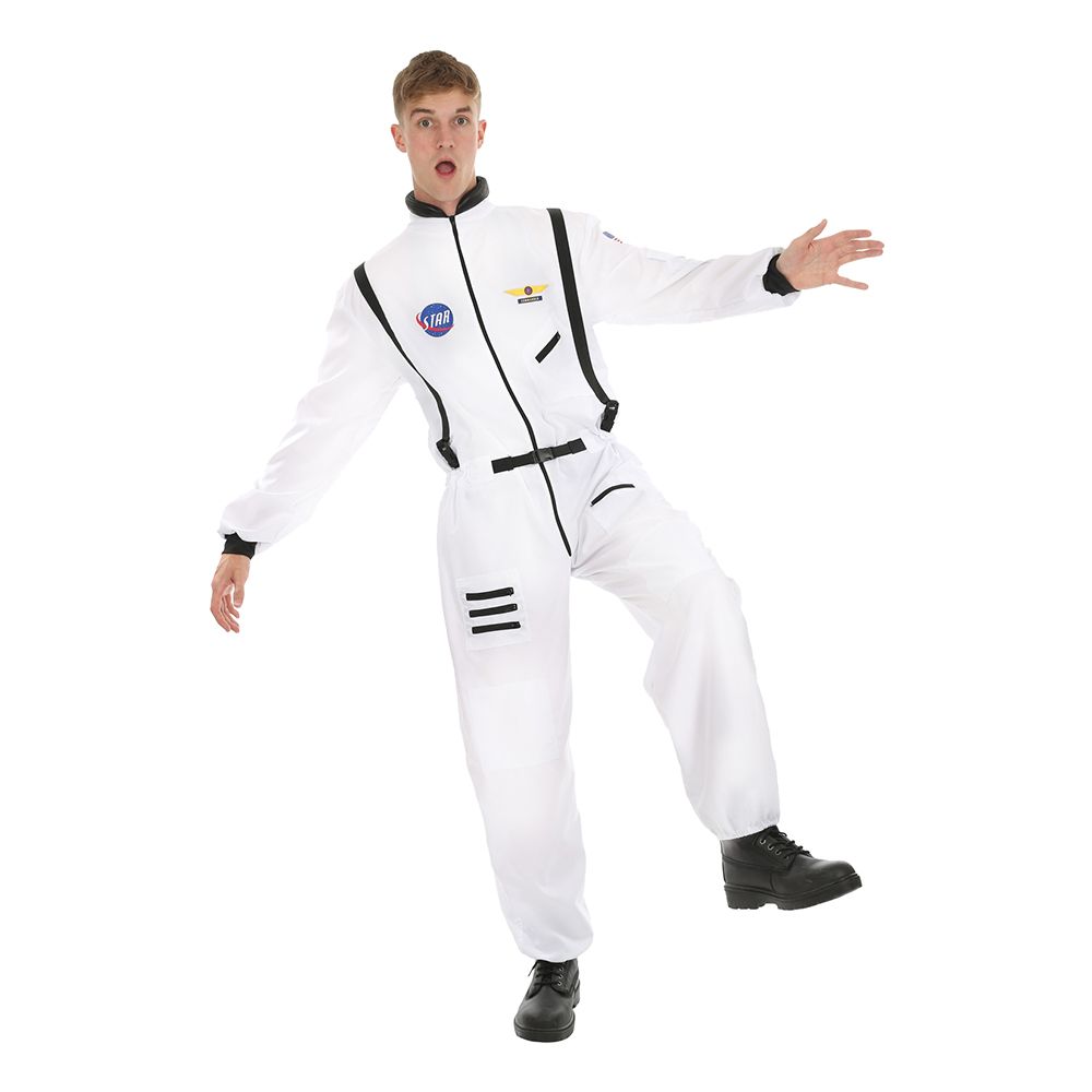 Astronaut Vit Maskeraddräkt