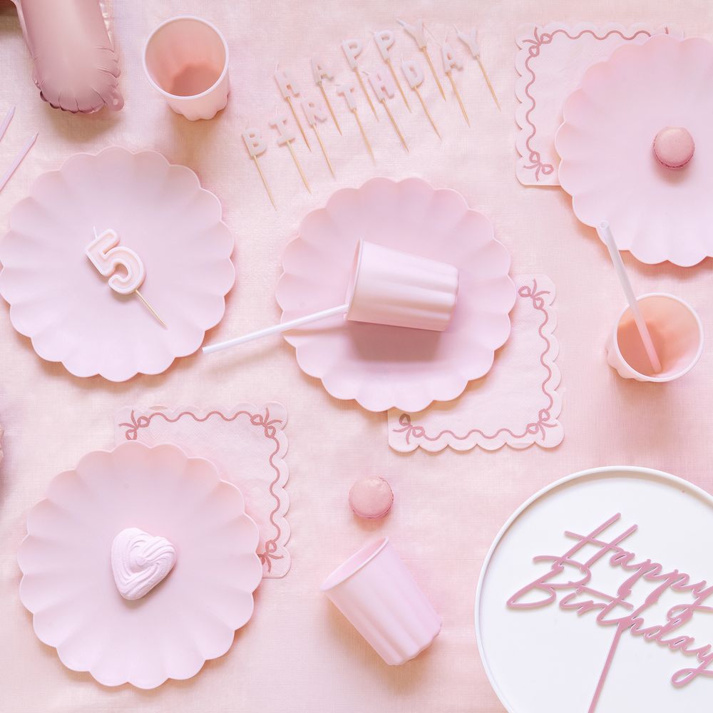 Återanvändbara Sugrör Rosa