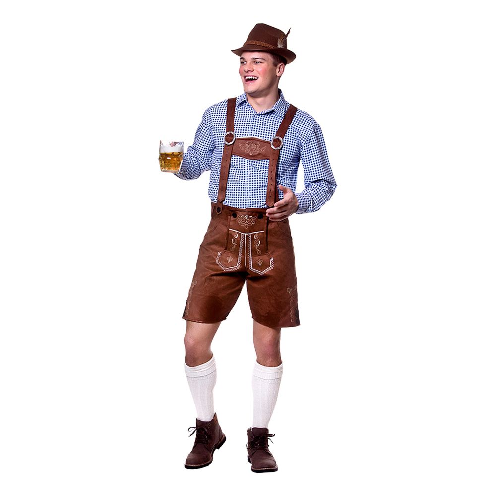 Autentiske Lederhosen Brune