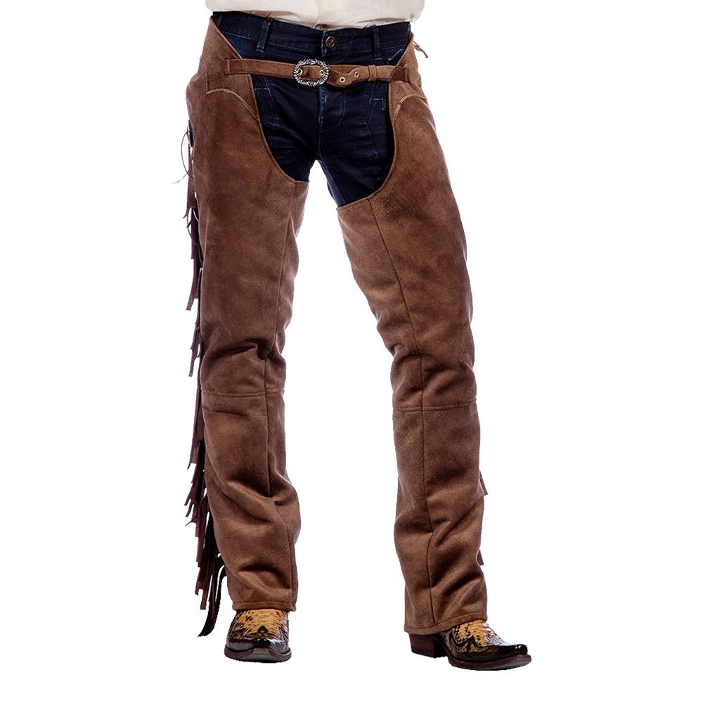 Autentiske Western Chaps Herre Brune