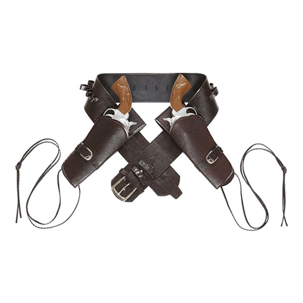 Autentiskt Cowboyhölster Dubbel