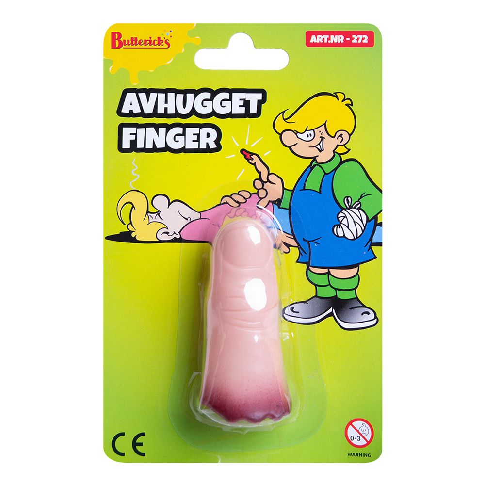 Butterick's Afhugget Finger Prank