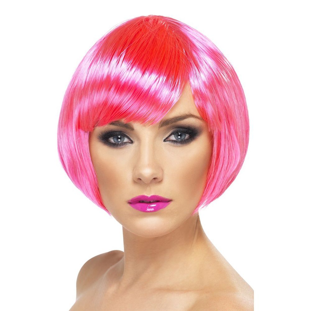 Baby Pink Peruukki Naisten Lyhyt