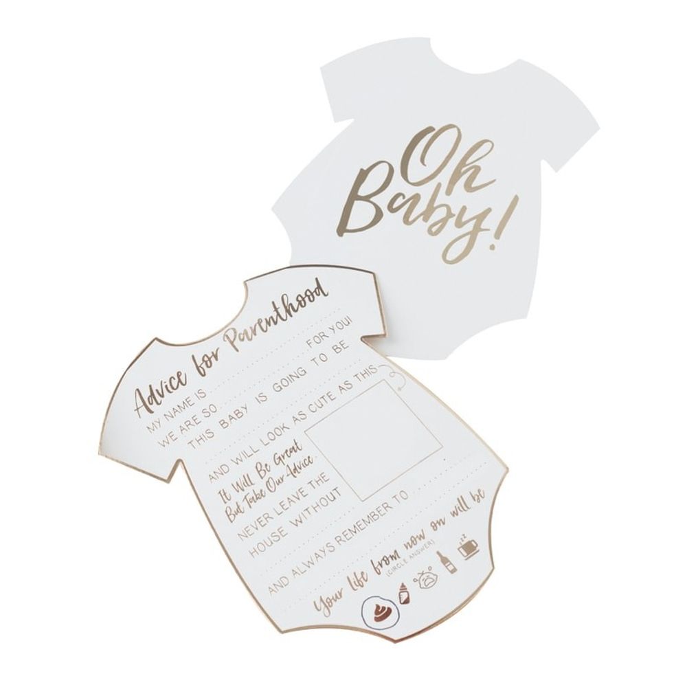 Baby Shower Kort Advice For Parenthood