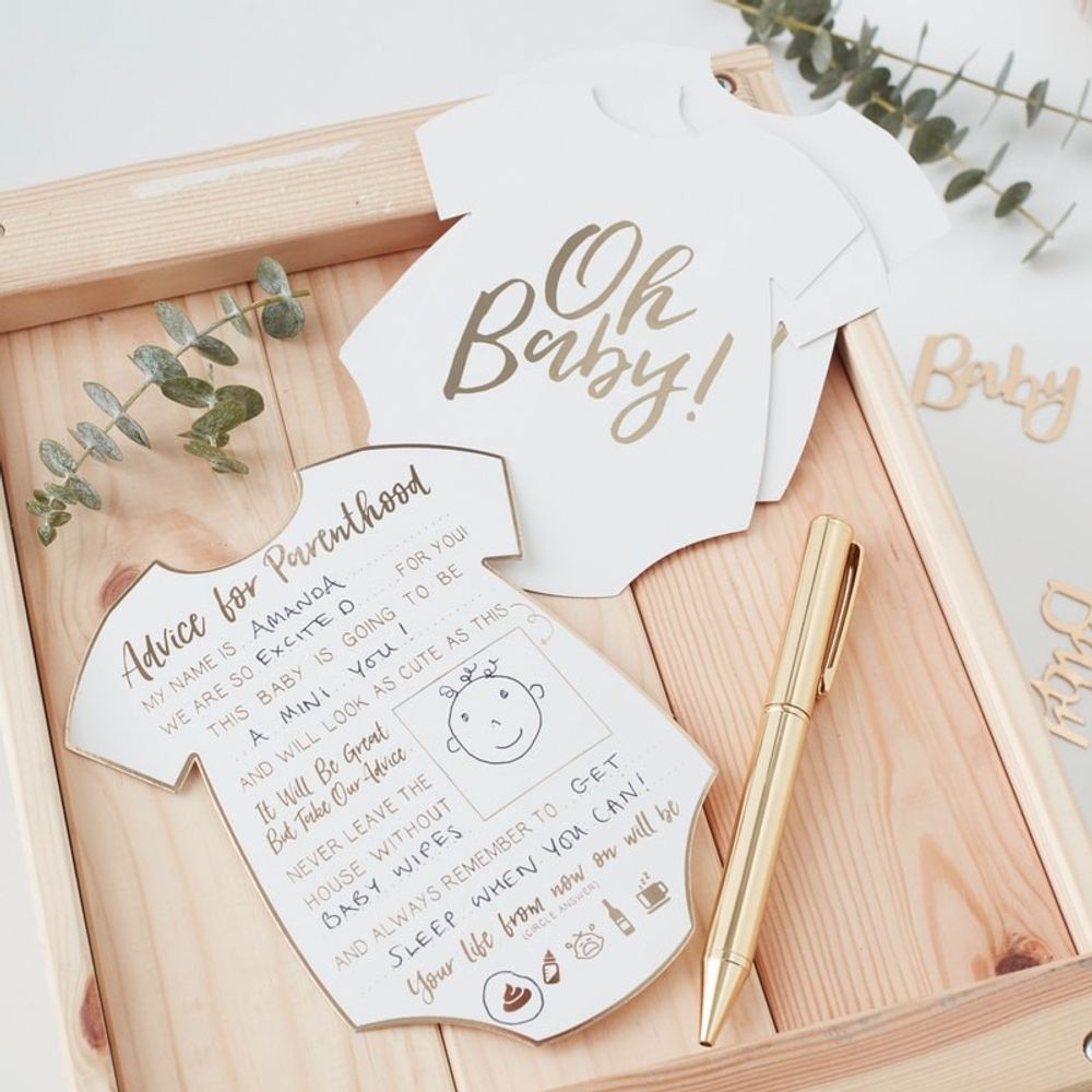 Baby Shower Kort Advice For Parenthood