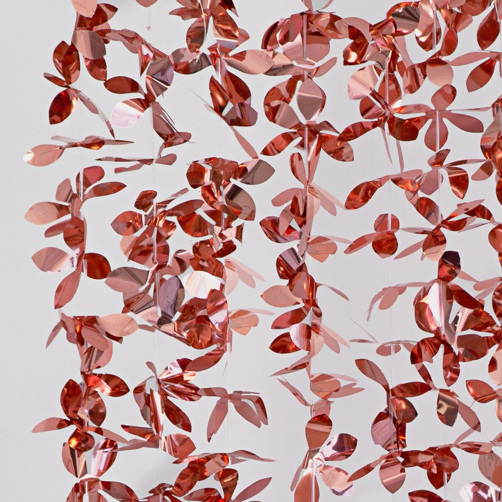 Backdrop Blomster Rosaguld