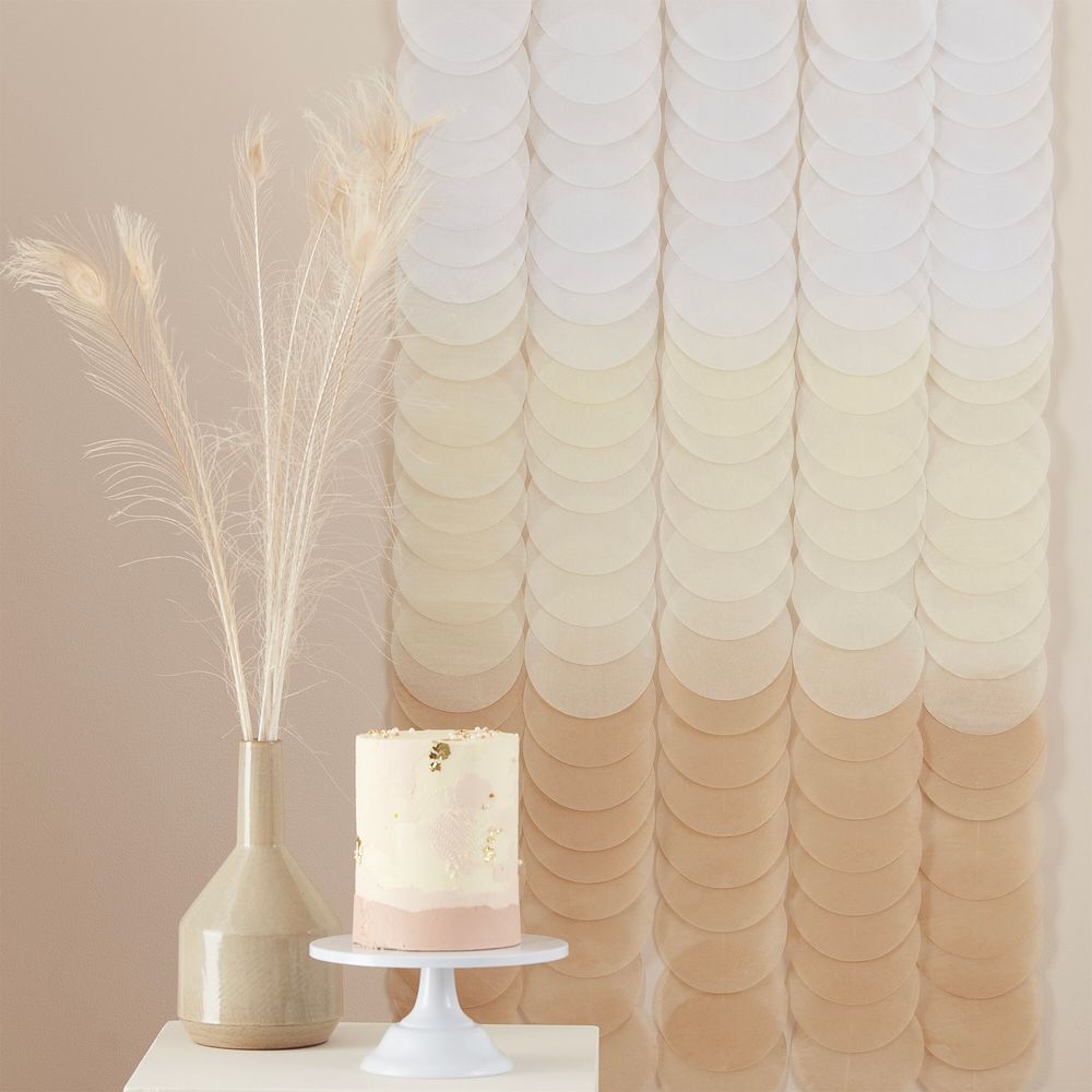 Backdrop Cirkler Beige Mix