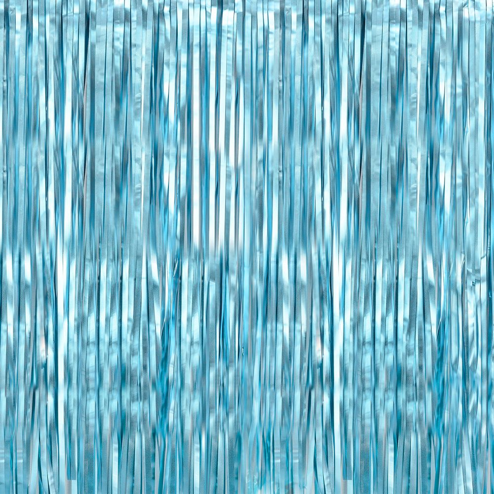 Backdrop Gardin Blå