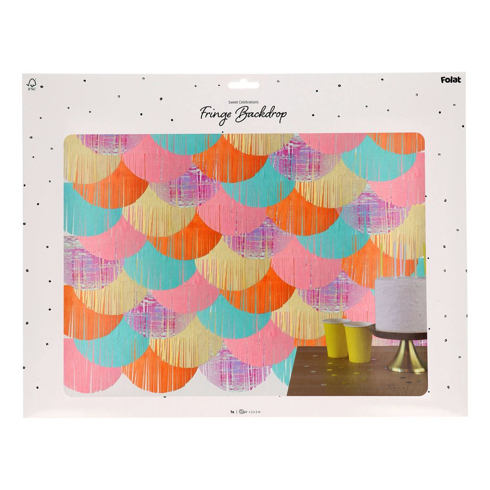 Backdrop Fringe Pastel