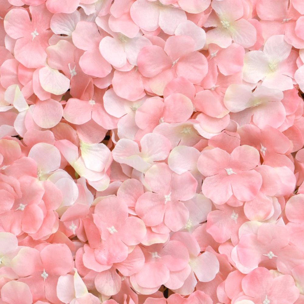 Backdrop Hortensia Lyserød
