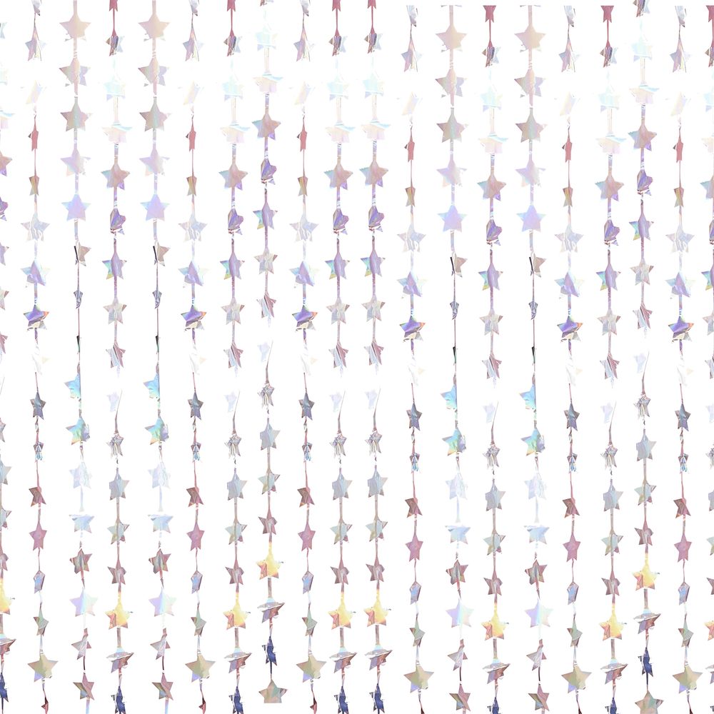 Backdrop Iridescent Stjerner