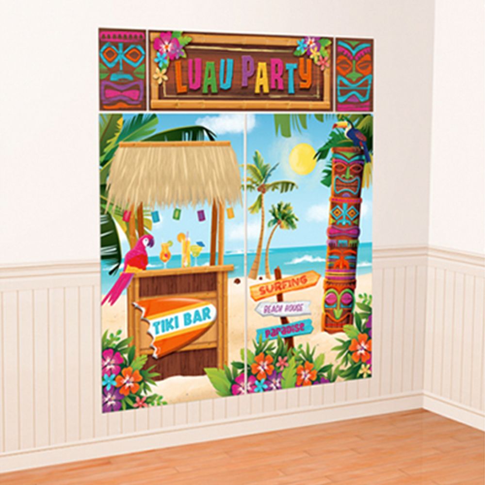 Backdrop Luau Party