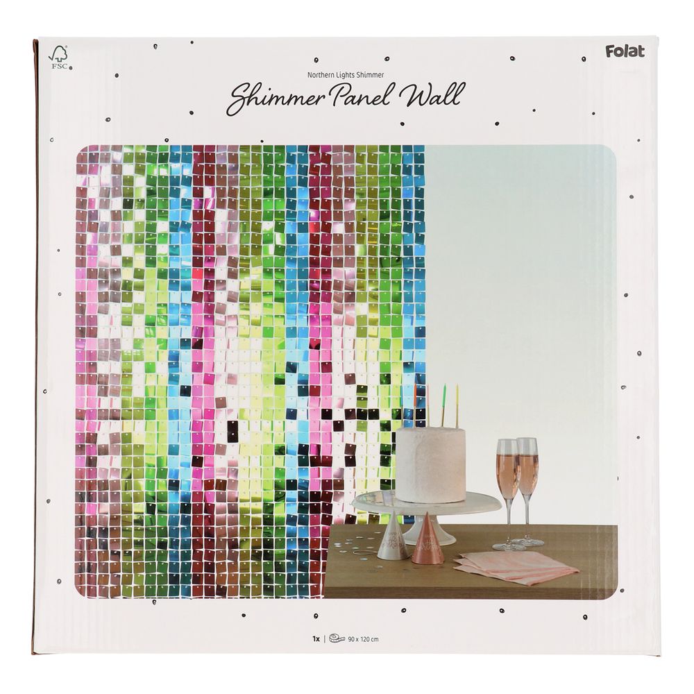 Backdrop Paljettpanel Multi