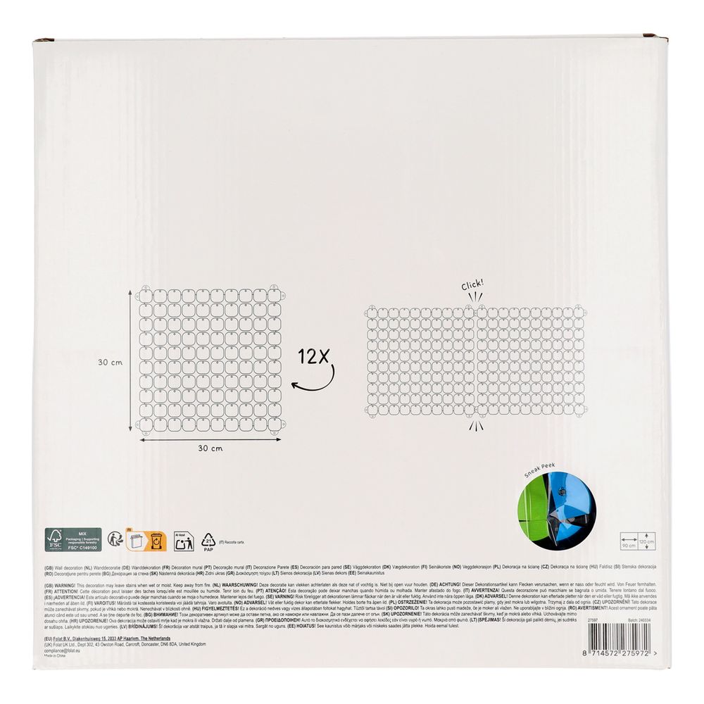 Backdrop Paljettpanel Multi